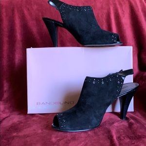 Bandolino Black Suede Heels